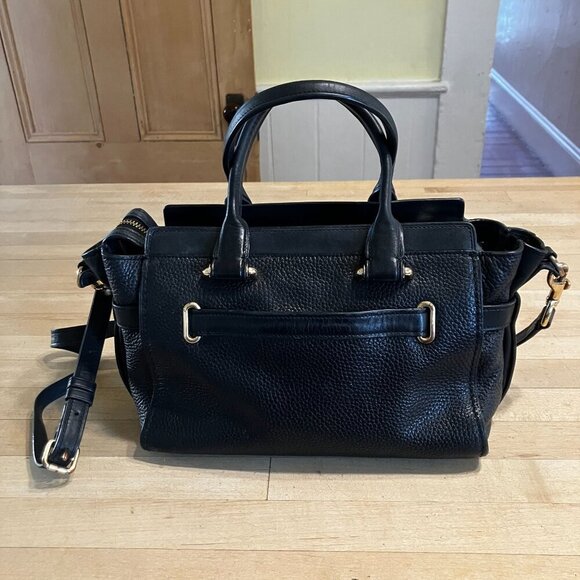 COACH Womens Swagger 27 Satchel 87295 Crossbody Purse Bag Large Black AN GDD - Picture 8 of 12